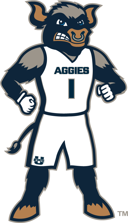 Utah State Aggies 2018-2019 Mascot Logo v2 DIY iron on transfer (heat transfer)